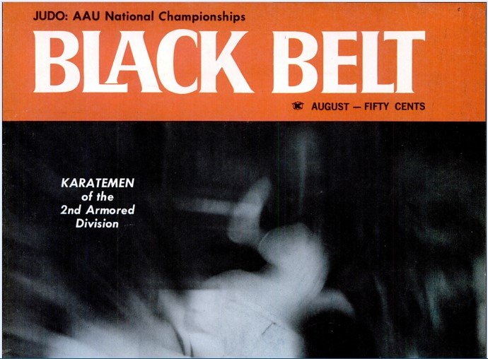August 1965 Black Belt Magazine with Jimmy H. Woo